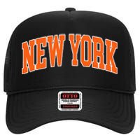 Vintage New York High Crown Mesh Back Trucker Hat