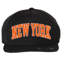 Vintage New York Wool Snapback Cap