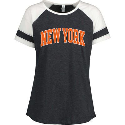 Vintage New York Enza Ladies Jersey Colorblock Tee