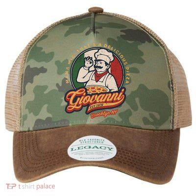 Vintage New York Pizza Retro 70s Giovanni Brooklyn Ny Legacy Tie Dye Trucker Hat
