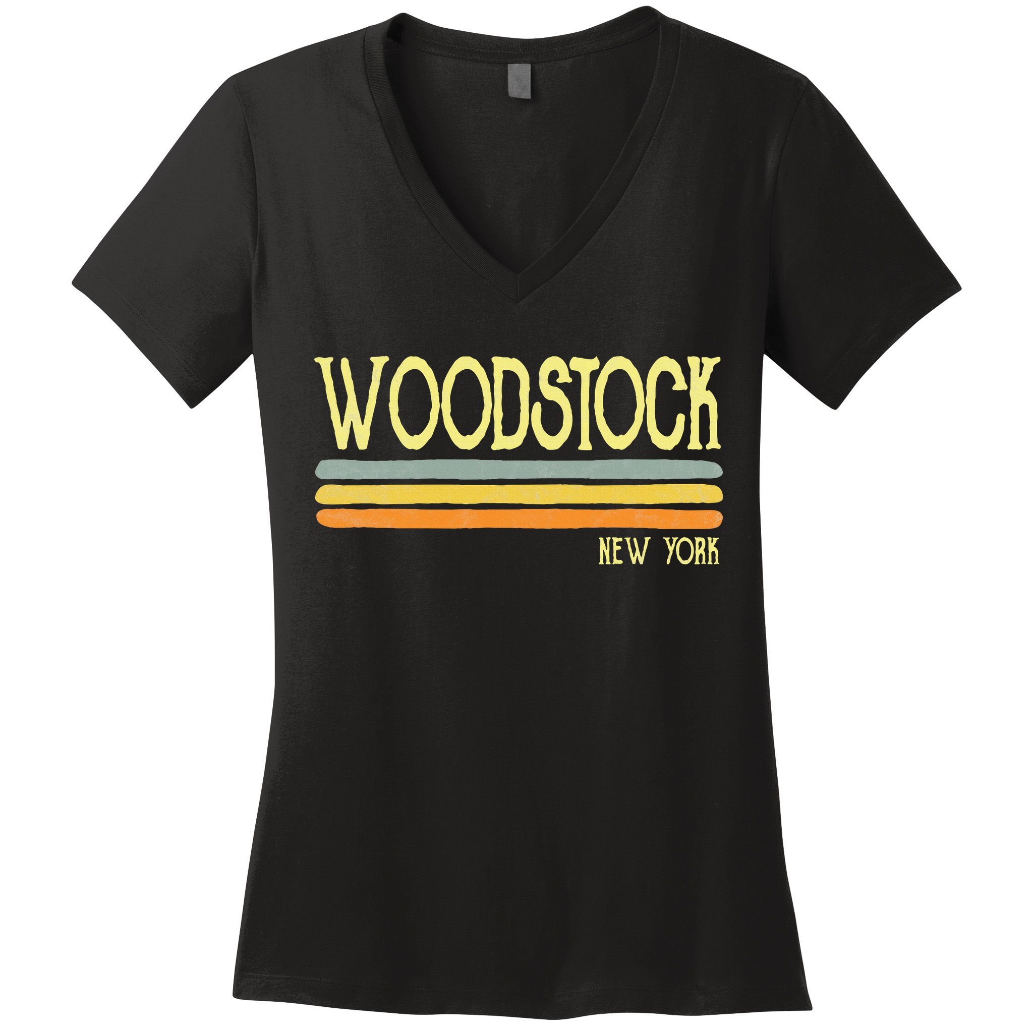 Vintage New York Ny Souvenir Women's V-Neck T-Shirt