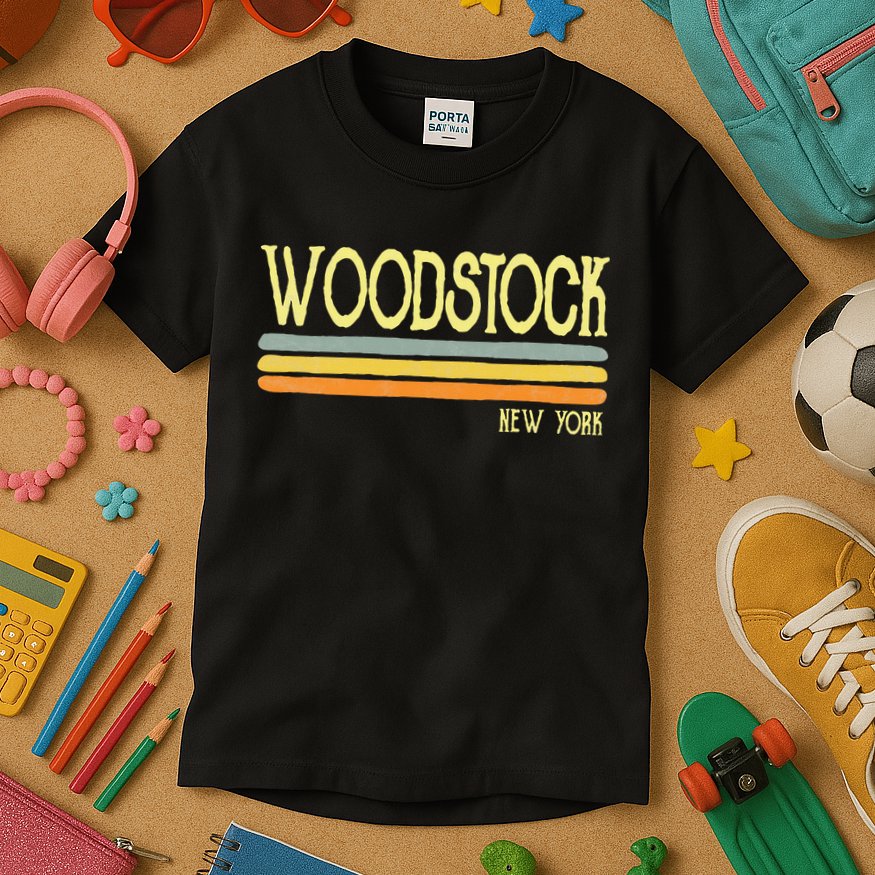 Vintage New York Ny Souvenir Kids T-Shirt