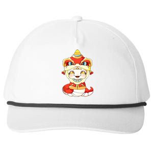 Vietnamese New Year Decorations Tet 2025 Year Of The Snake Snapback Five-Panel Rope Hat