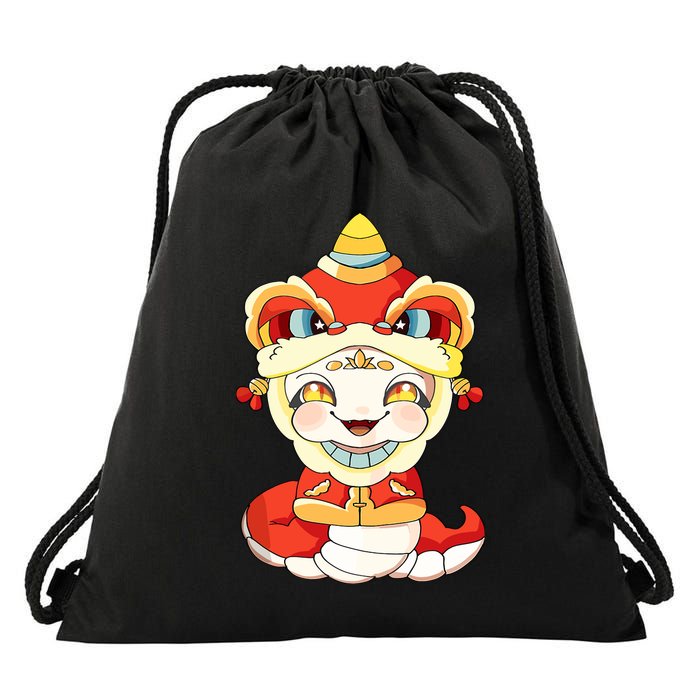 Vietnamese New Year Decorations Tet 2025 Year Of The Snake Drawstring Bag