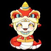 Vietnamese New Year Decorations Tet 2025 Year Of The Snake Drawstring Bag