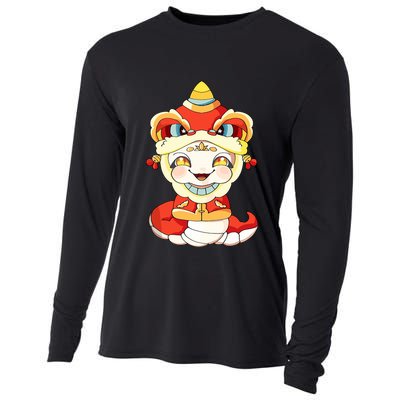 Vietnamese New Year Decorations Tet 2025 Year Of The Snake Cooling Performance Long Sleeve Crew