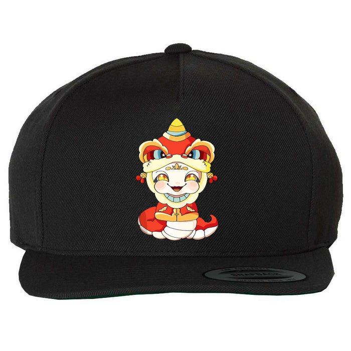 Vietnamese New Year Decorations Tet 2025 Year Of The Snake Wool Snapback Cap