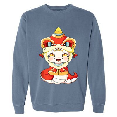 Vietnamese New Year Decorations Tet 2025 Year Of The Snake Garment-Dyed Sweatshirt