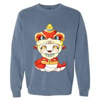 Vietnamese New Year Decorations Tet 2025 Year Of The Snake Garment-Dyed Sweatshirt