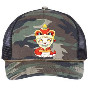 Vietnamese New Year Decorations Tet 2025 Year Of The Snake Retro Rope Trucker Hat Cap