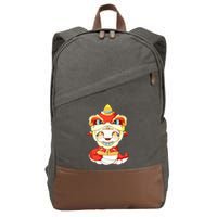 Vietnamese New Year Decorations Tet 2025 Year Of The Snake Cotton Canvas Backpack