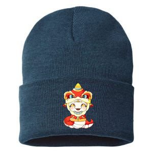 Vietnamese New Year Decorations Tet 2025 Year Of The Snake Sustainable Knit Beanie