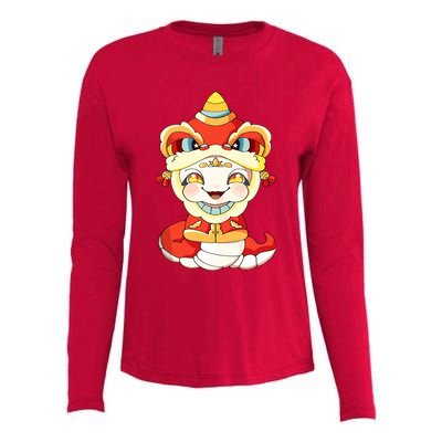 Vietnamese New Year Decorations Tet 2025 Year Of The Snake Womens Cotton Relaxed Long Sleeve T-Shirt