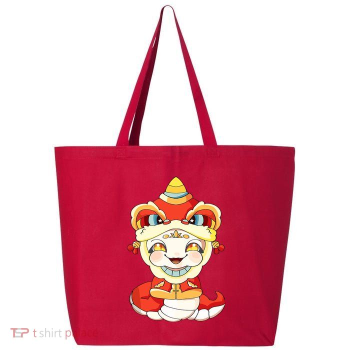 Vietnamese New Year Decorations Tet 2025 Year Of The Snake 25L Jumbo Tote