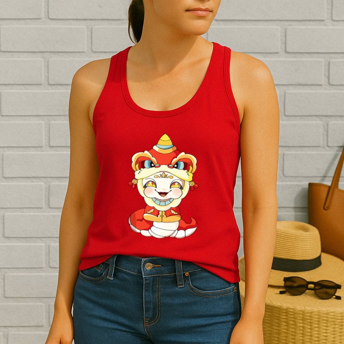 Vietnamese New Year Decorations Tet 2025 Year Of The Snake Womens Tank Top