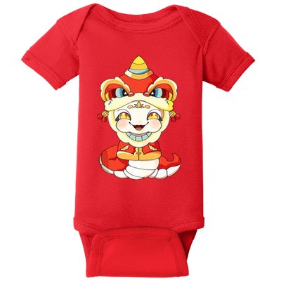 Vietnamese New Year Decorations Tet 2025 Year Of The Snake Baby Bodysuit