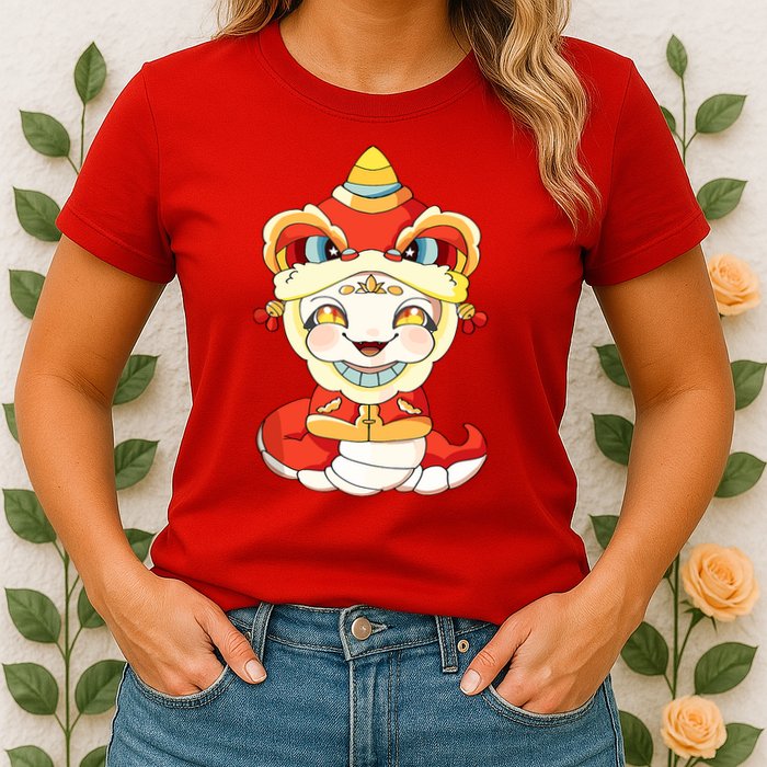 Vietnamese New Year Decorations Tet 2025 Year Of The Snake Womens T-Shirt