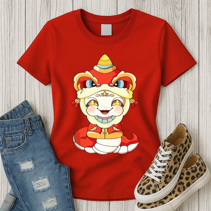 Vietnamese New Year Decorations Tet 2025 Year Of The Snake Womens T-Shirt