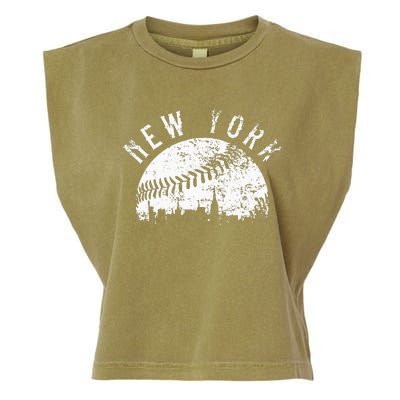 Vintage New York NY Skyline Apparel Garment-Dyed Women's Muscle Tee