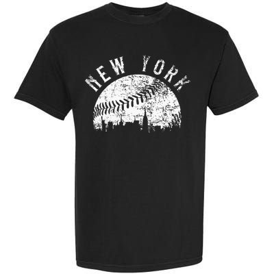 Vintage New York NY Skyline Apparel Garment-Dyed Heavyweight T-Shirt