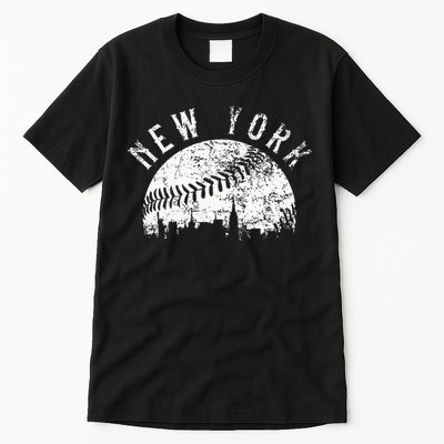 Vintage New York NY Skyline Apparel Tall T-Shirt