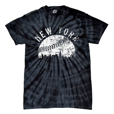 Vintage New York NY Skyline Apparel Tie-Dye T-Shirt