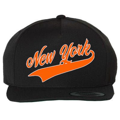 Vintage New York Wool Snapback Cap