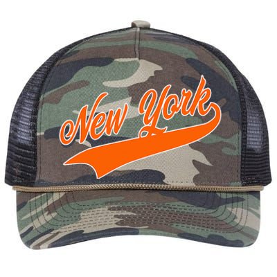 Vintage New York Retro Rope Trucker Hat Cap