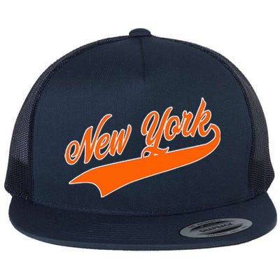 Vintage New York Flat Bill Trucker Hat