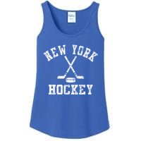 Vintage New York Hockey Gift Ladies Essential Tank