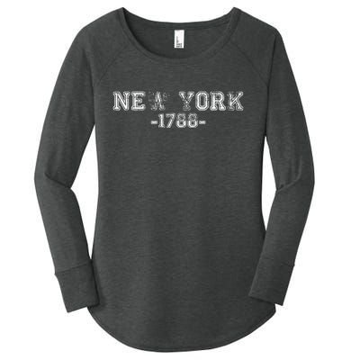 Vintage New York 1788 Women's Perfect Tri Tunic Long Sleeve Shirt