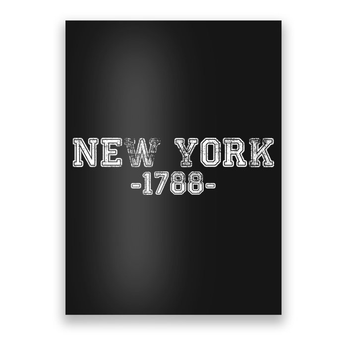 Vintage New York 1788 Poster