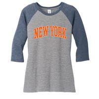 Vintage New York Women's Tri-Blend 3/4-Sleeve Raglan Shirt