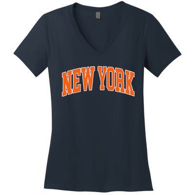 Vintage New York Women's V-Neck T-Shirt