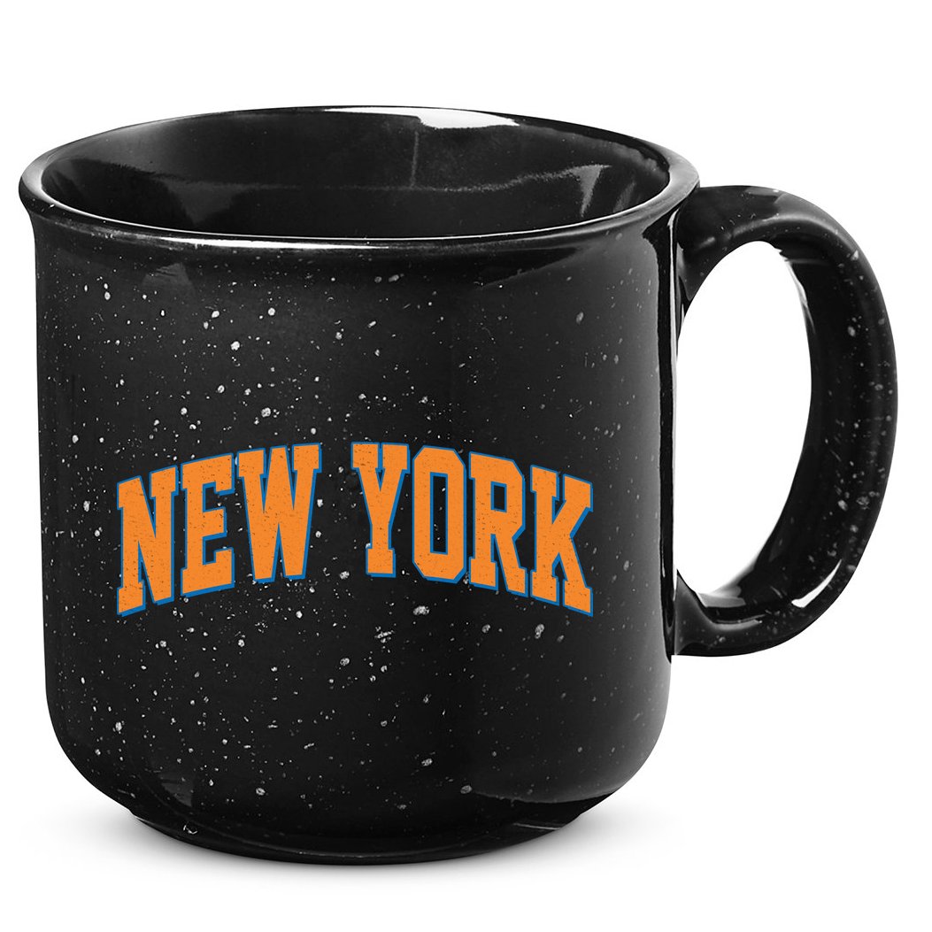Vintage New York Basketball Sports Fan 15oz Campfire Ceramic Mug