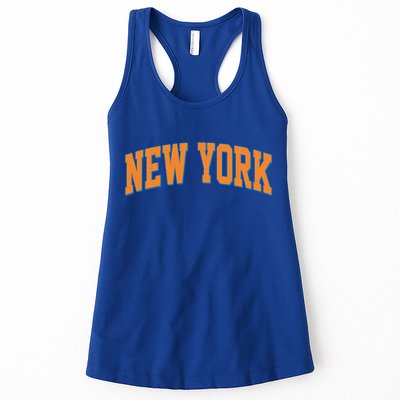 Vintage New York Basketball Sports Fan Womens Tank Top