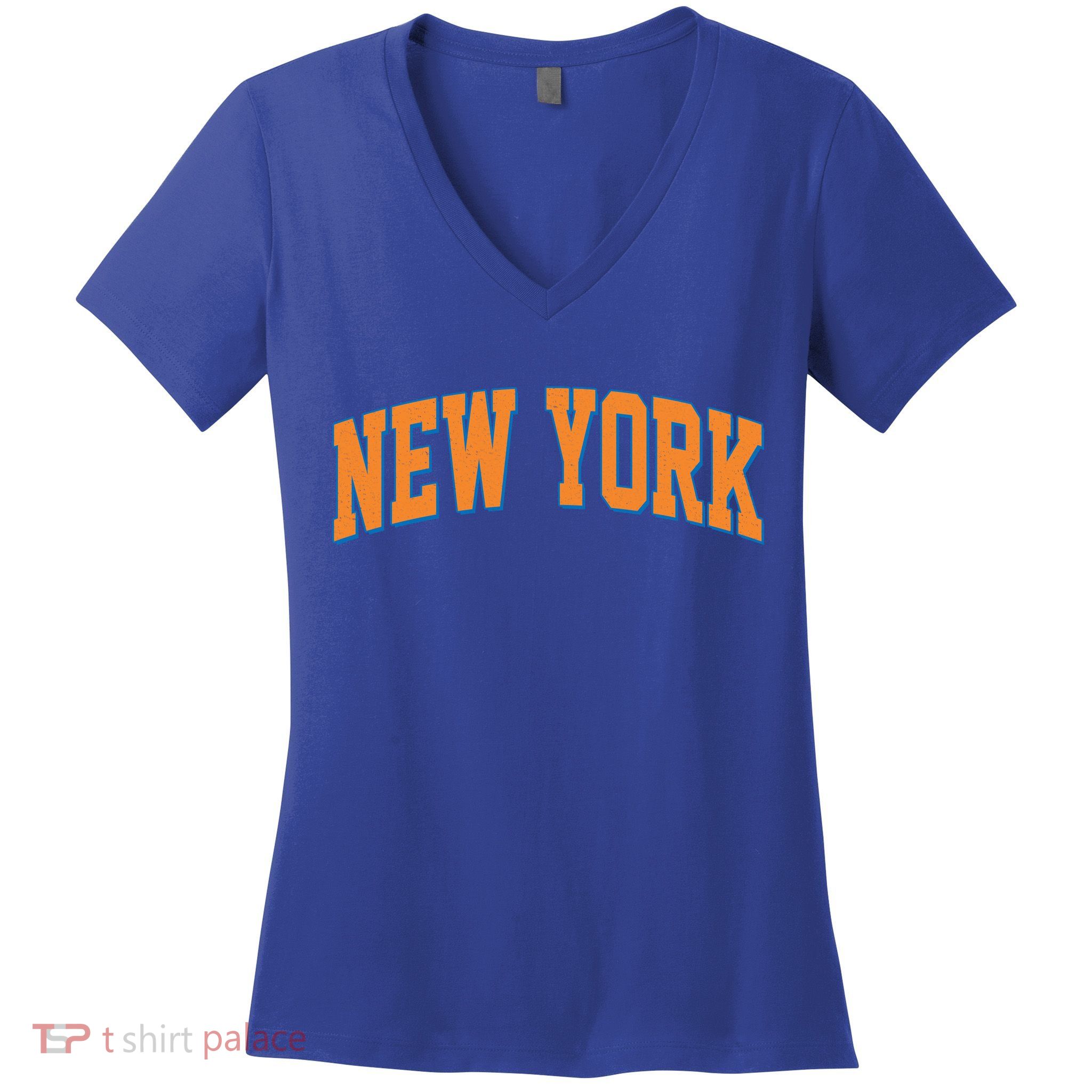 Vintage New York Basketball Sports Fan Women's V-Neck T-Shirt