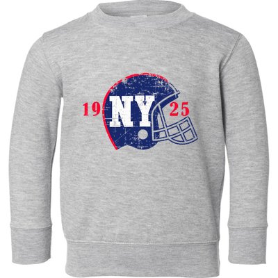 Vintage New York Football Gift Toddler Sweatshirt