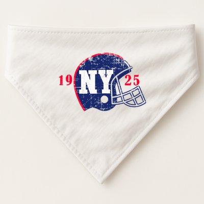 Vintage New York Football Gift USA-Made Doggie Bandana
