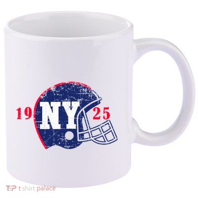 Vintage New York Football Gift 11oz C Handle Ceramic Mug