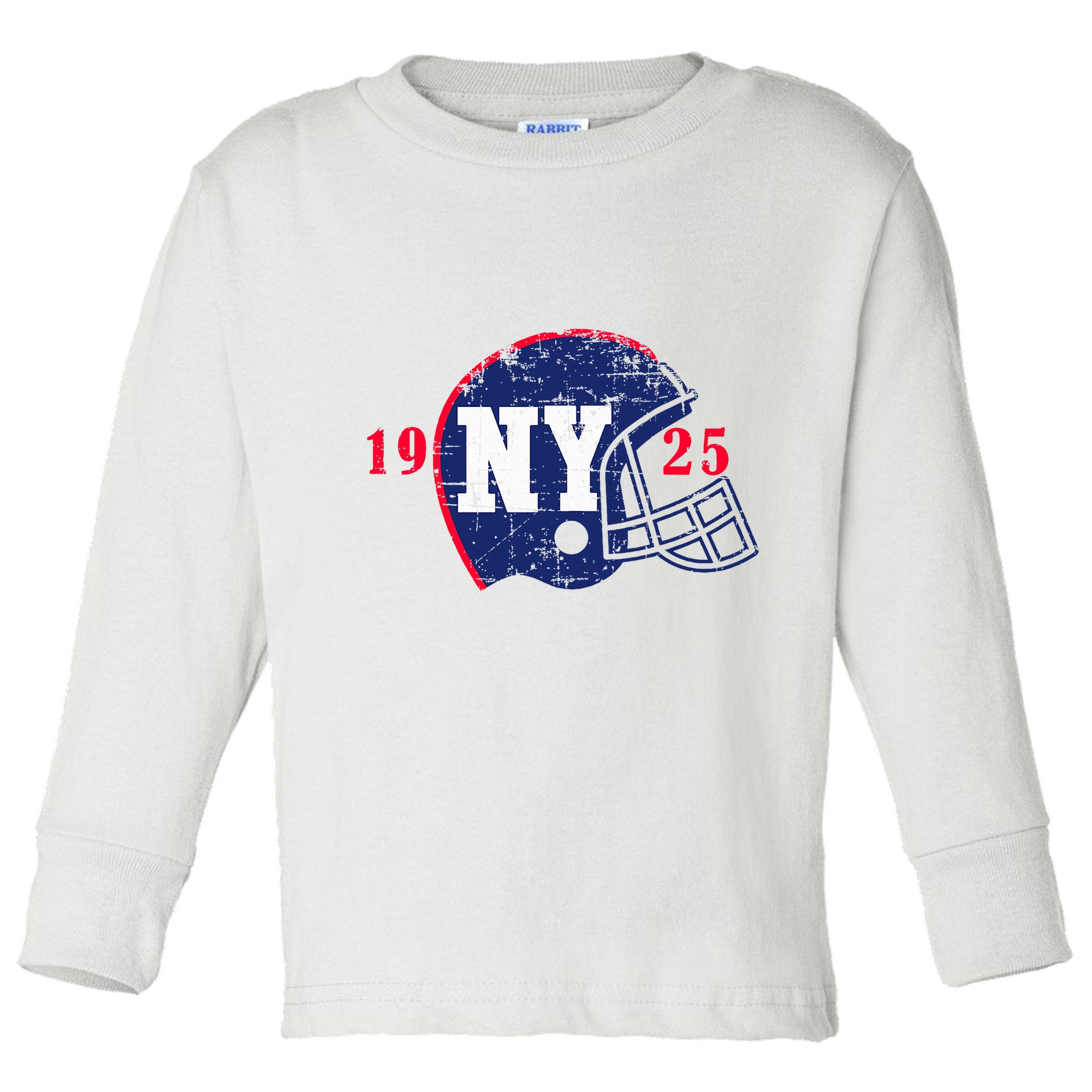 Vintage New York Football Gift Toddler Long Sleeve Shirt