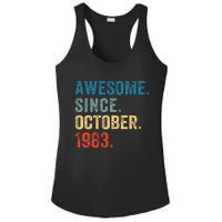 Vintage October 1983 Celebrating 40 Years old birthday Ladies PosiCharge Competitor Racerback Tank