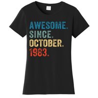 Vintage October 1983 Celebrating 40 Years old birthday Women's T-Shirt