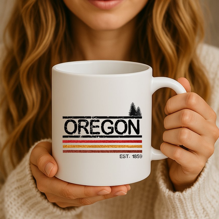Vintage Oregon 1859 Mug