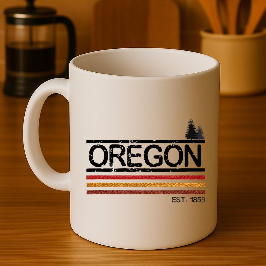 Vintage Oregon 1859 Mug