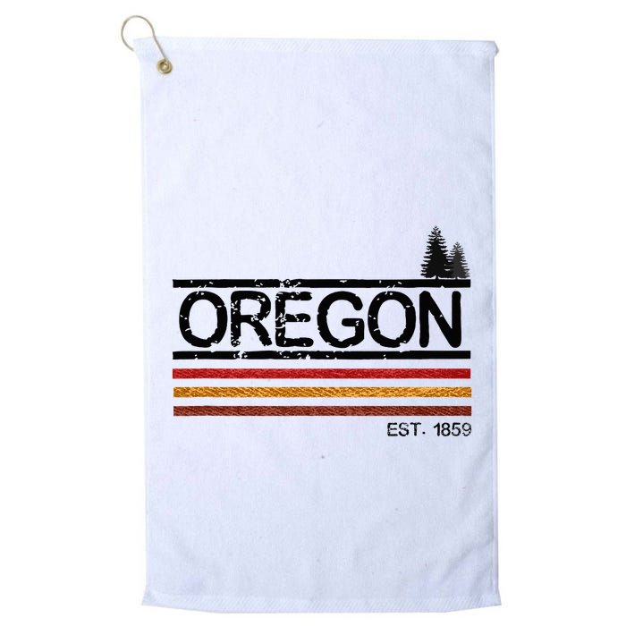 Vintage Oregon 1859 Platinum Collection Golf Towel