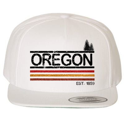 Vintage Oregon 1859 Wool Snapback Cap