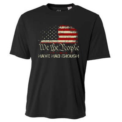 Vintage Old 1776 Vintage Flag We The People Have Had Enough Cooling Performance Crew T-Shirt