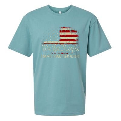 Vintage Old 1776 Vintage Flag We The People Have Had Enough Sueded Cloud Jersey T-Shirt