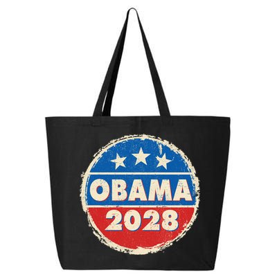 Vintage Obama 2028 Logo 25L Jumbo Tote